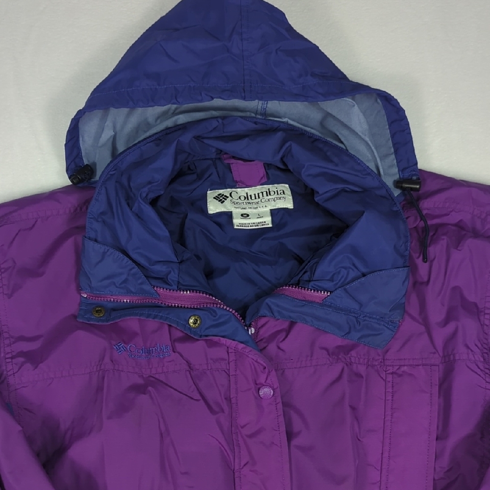 Columbia Sportswear Longs Peak Full Zip Hooded Women's Jacket Size Medium